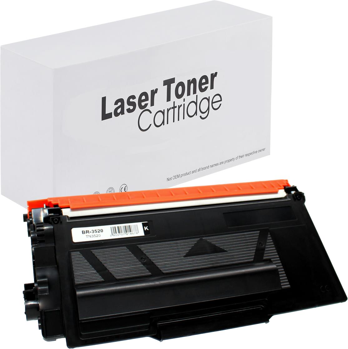 Brother TN3520 Toner für HL-L6400DW (HL / MFC) – Schwarz, 20000 Seiten, kompatibler Ersatz