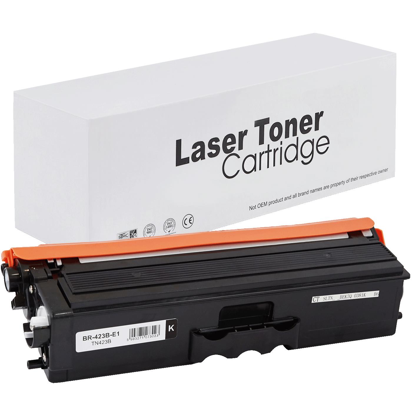 Brother TN423B Toner für DCP-L8410CDW (HL / DCP / MFC) – Schwarz, 6500 Seiten, kompatibler Ersatz