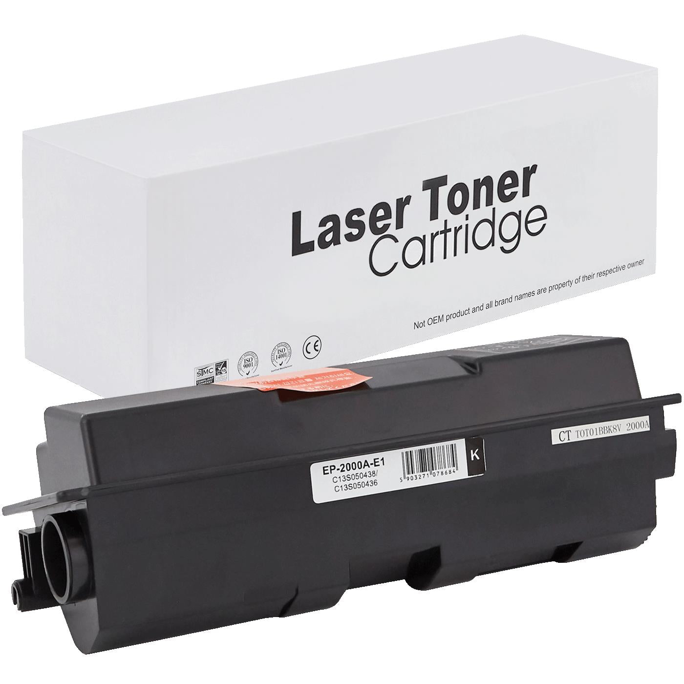 Epson C13S050438 Toner für Aculaser M2000 – Schwarz, 3500 Seiten, kompatibler Ersatz