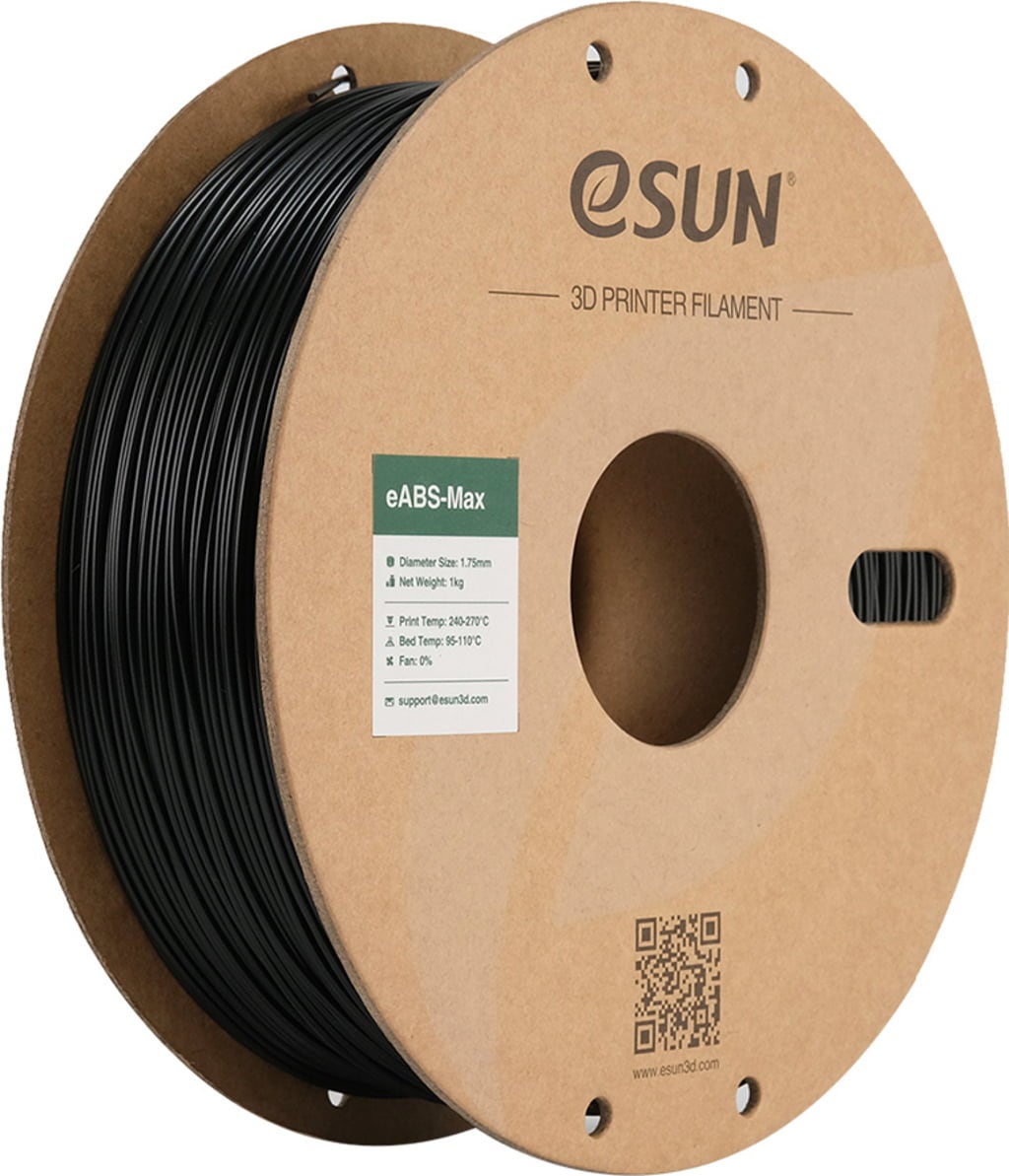 eSUN eABS-Max Schwarz – Filament, 1 kg