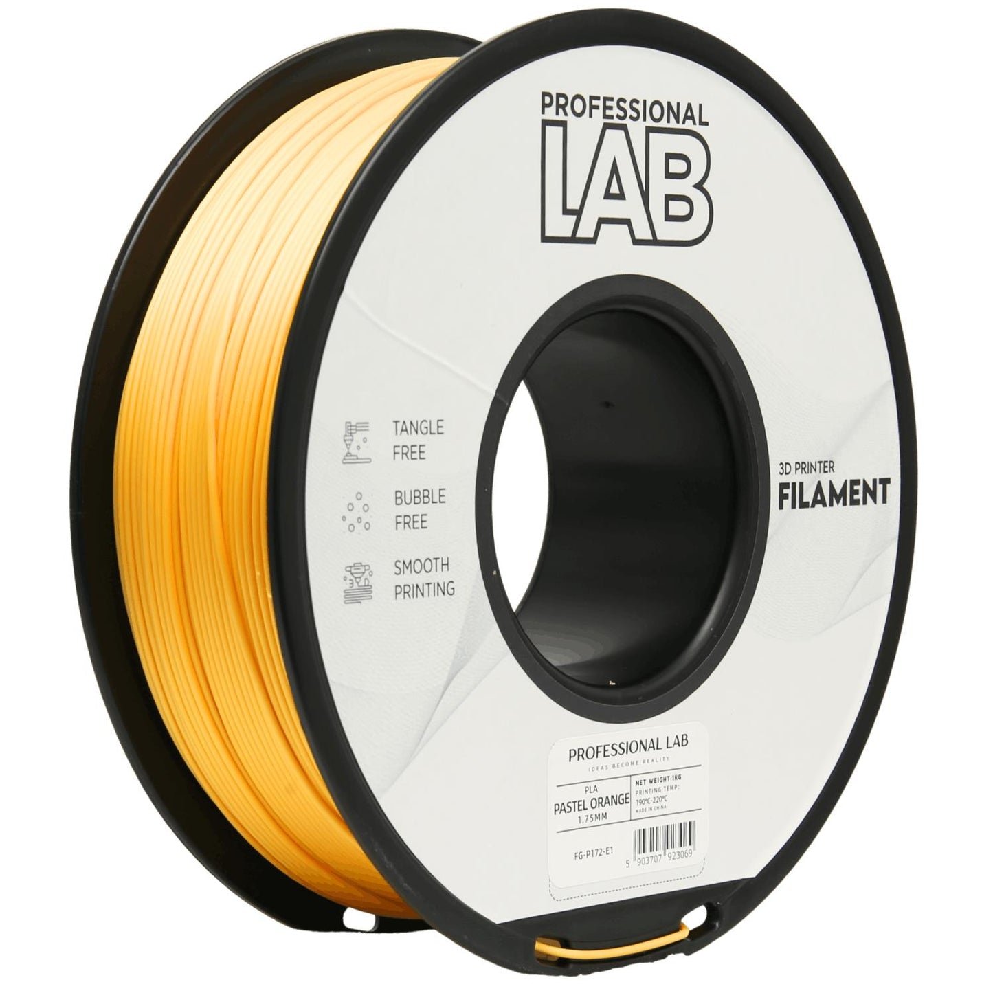 PLA Filament Pastell Orange 1.75mm – Prof. Lab