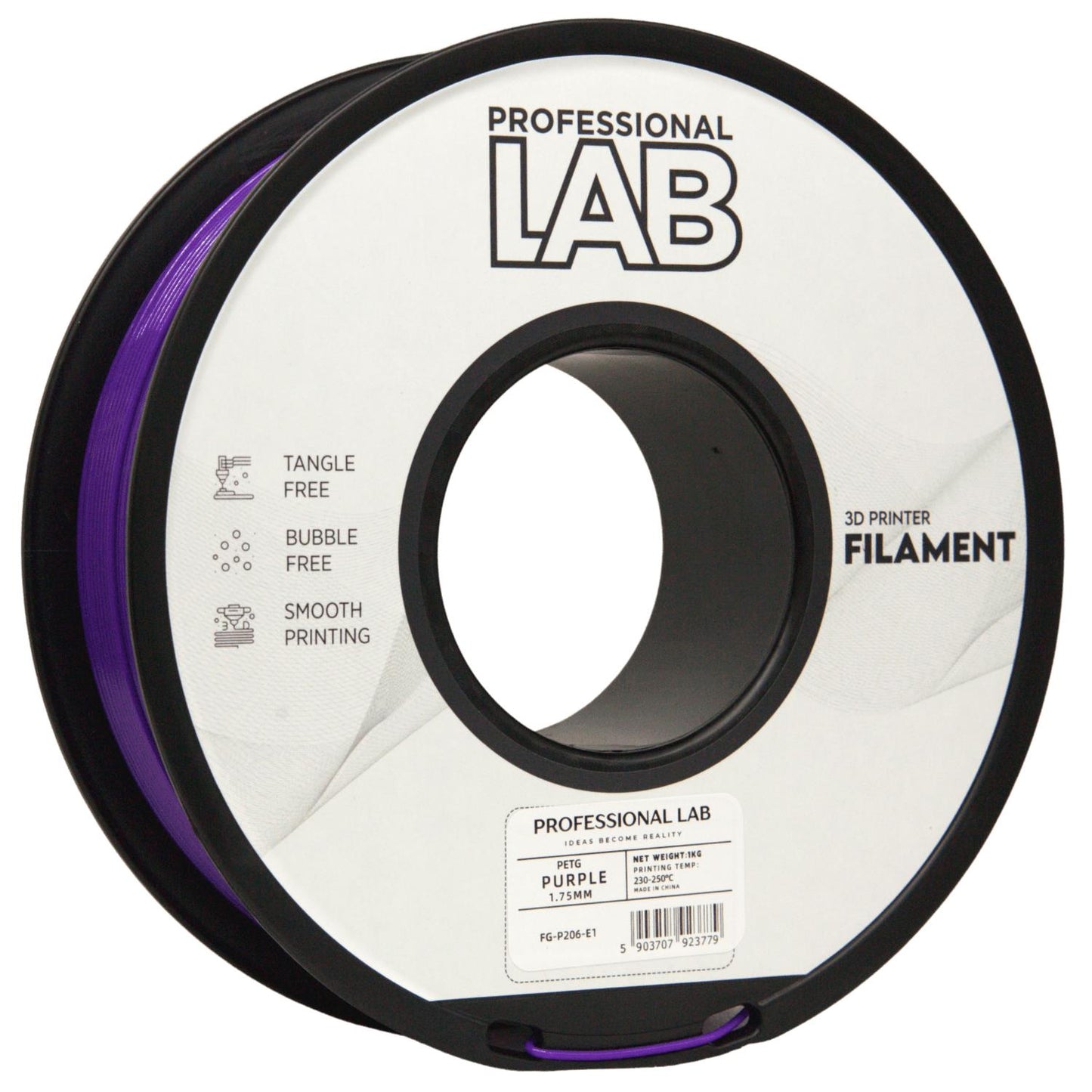 PETG Lila, 1.75mm, +/- 0.03mm - Prof. Lab Filament