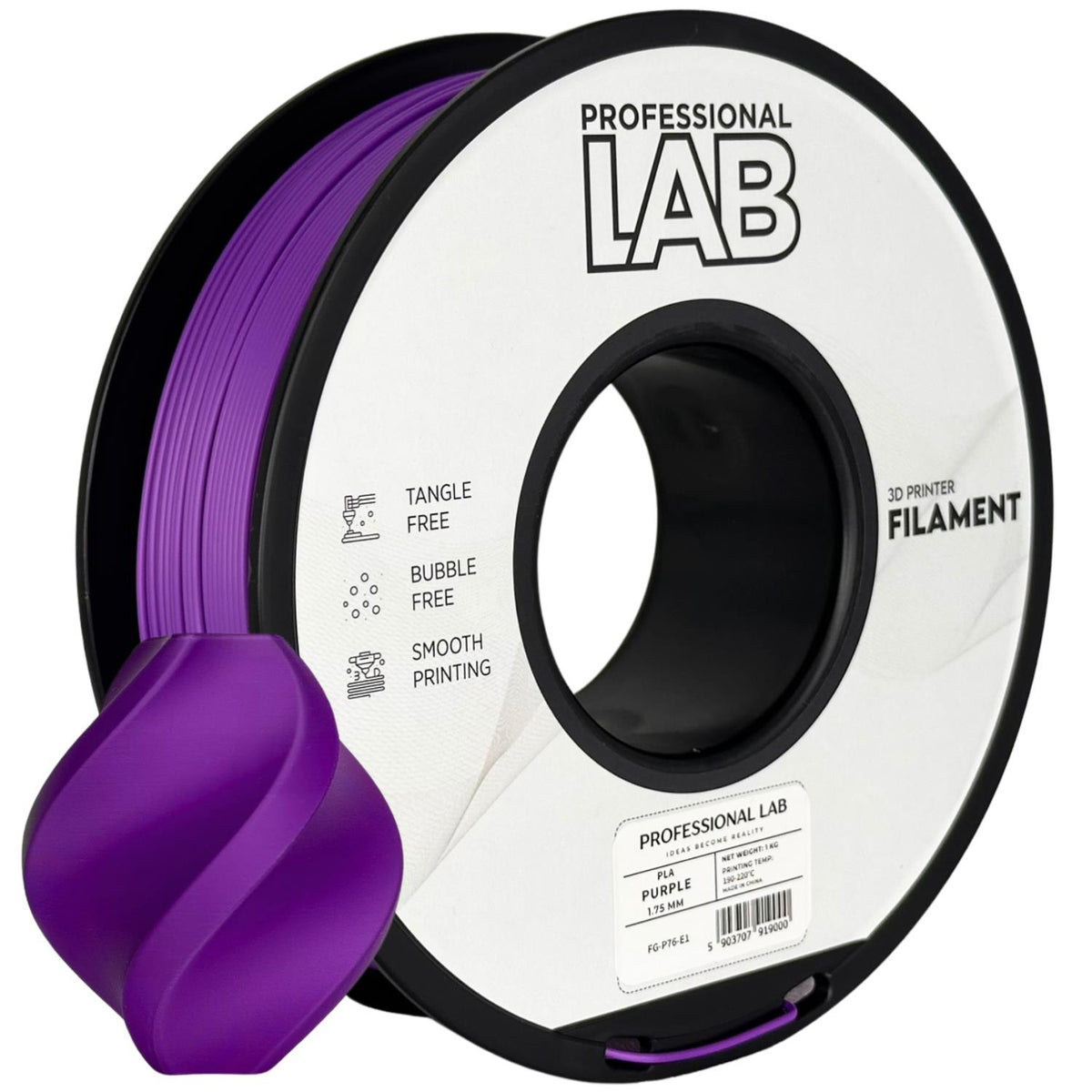 PLA Lila, 1.75mm, +/- 0.03mm - Prof. Lab Filament