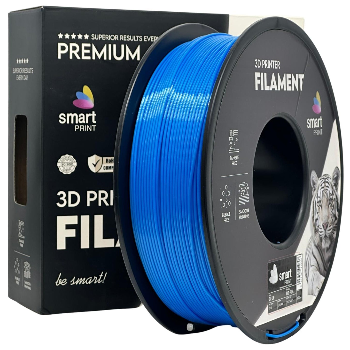 PLA High Speed Blau, 1.75mm, +/- 0.03mm - Smart Print Filament