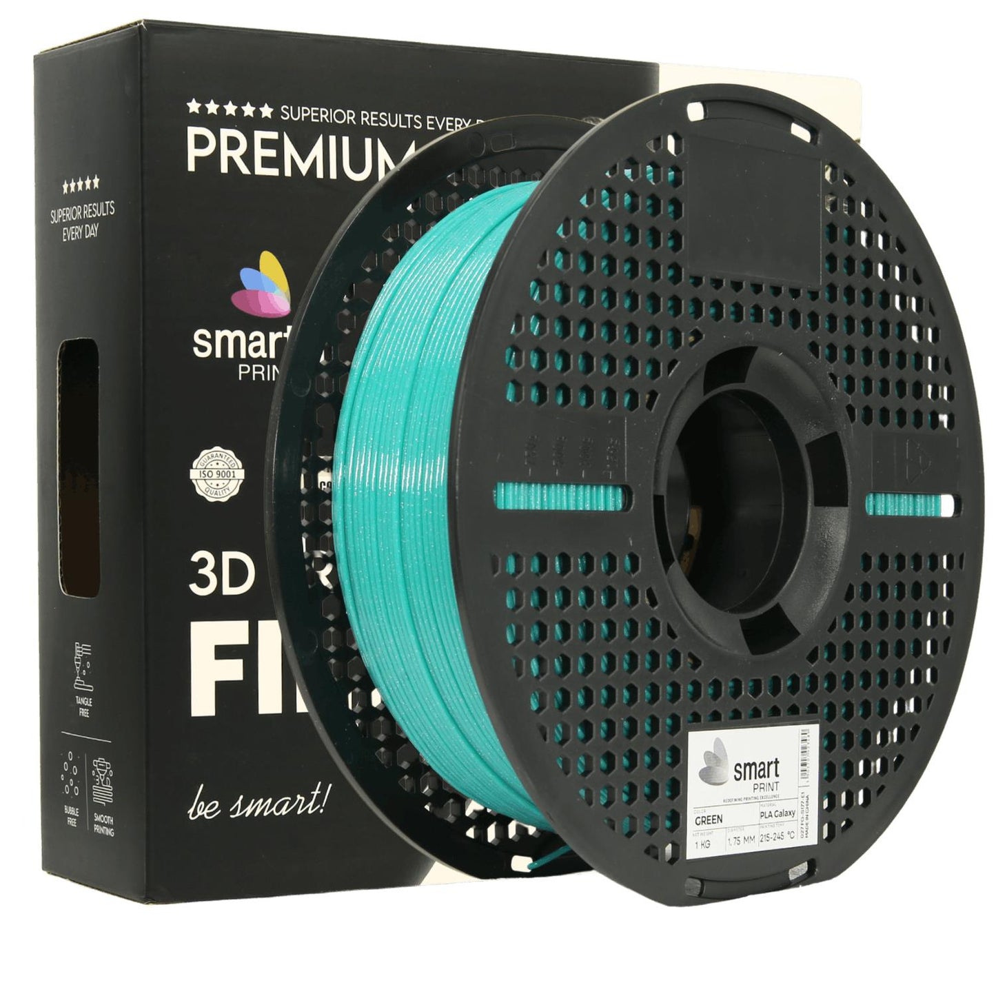 PLA Filament Galaxis Grün 1.75mm – Smart Print