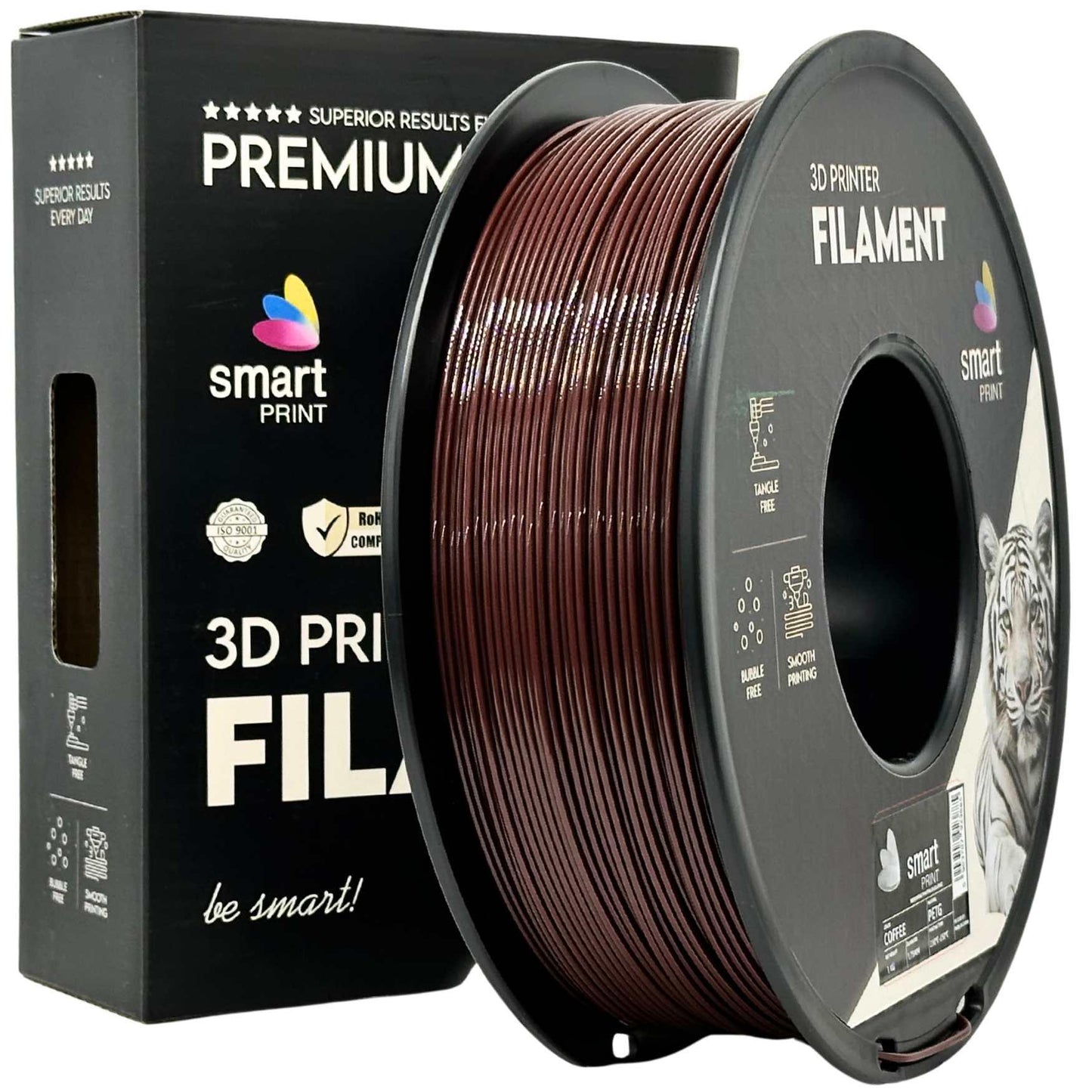 PETG Kaffee, 1.75mm, +/- 0.03mm - Smart Print Filament