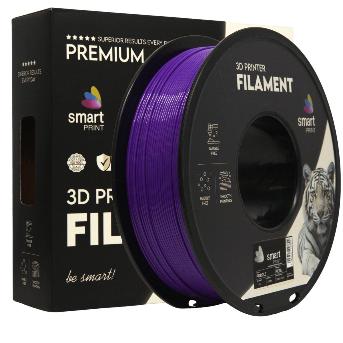 PETG Lila, 1.75mm, +/- 0.03mm - Smart Print Filament