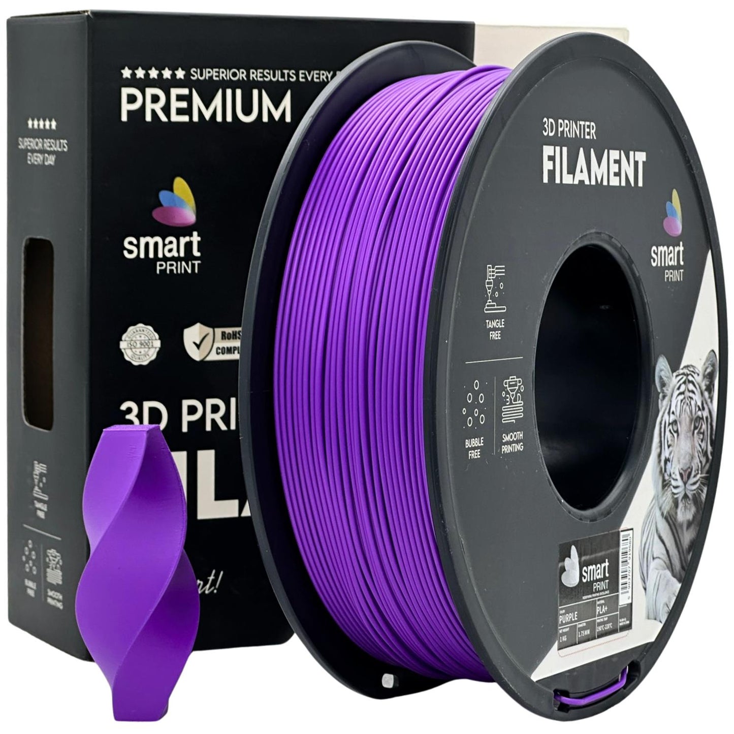 PLA+ Lila, 1.75mm, +/- 0.03mm - Smart Print Filament
