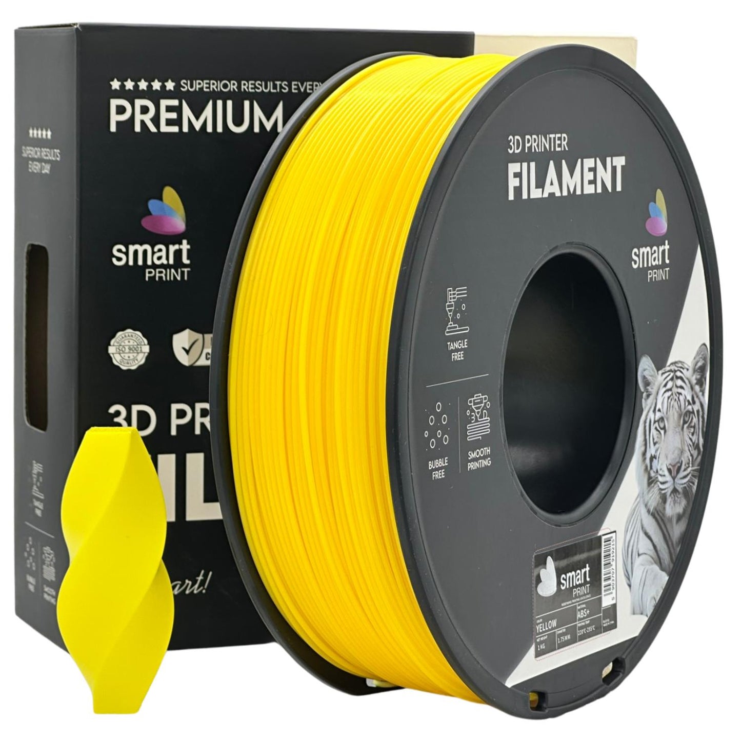 ABS+ Gelb, 1.75mm, +/- 0.03mm - Smart Print Filament