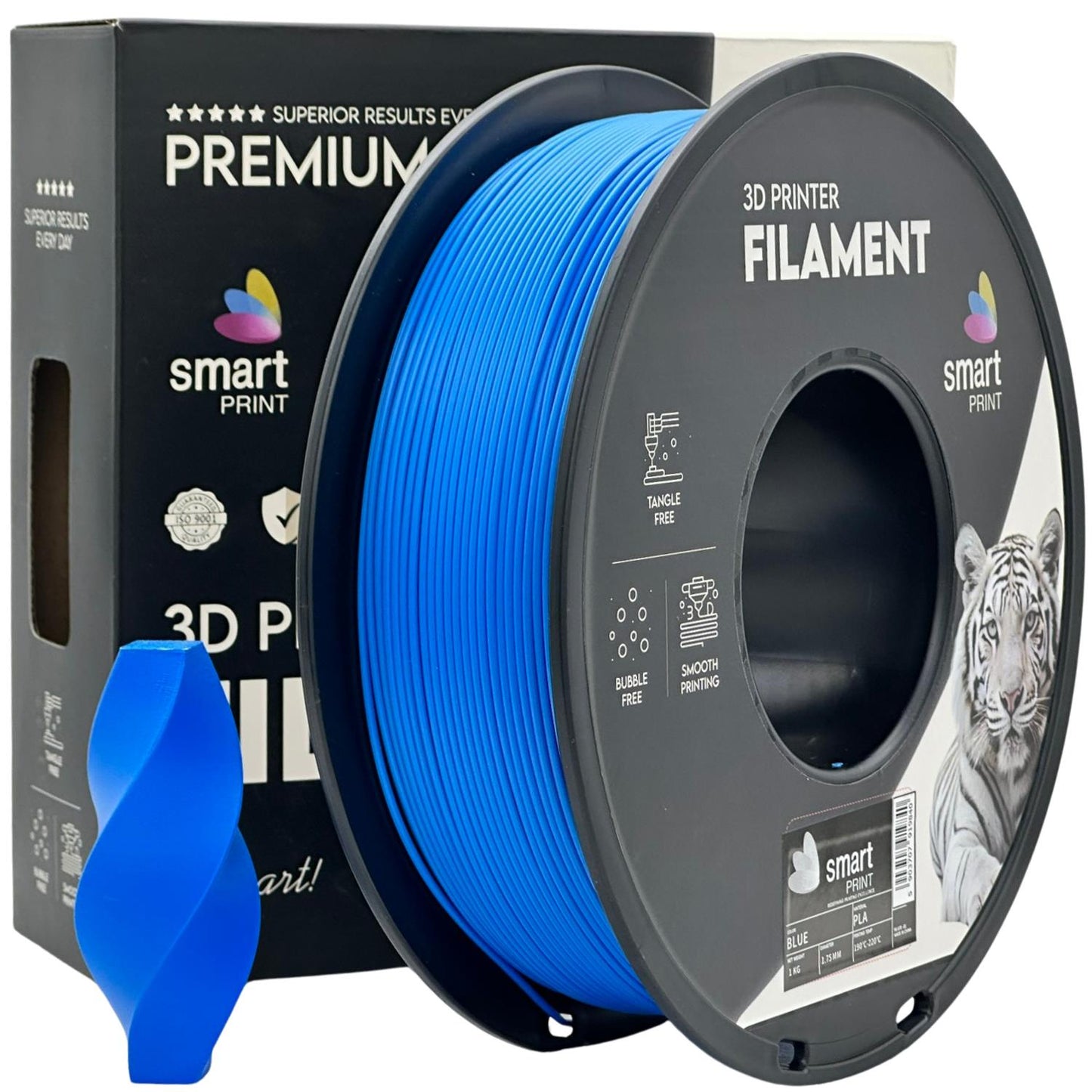 PLA Blau, 1.75mm, +/- 0.03mm - Smart Print Filament