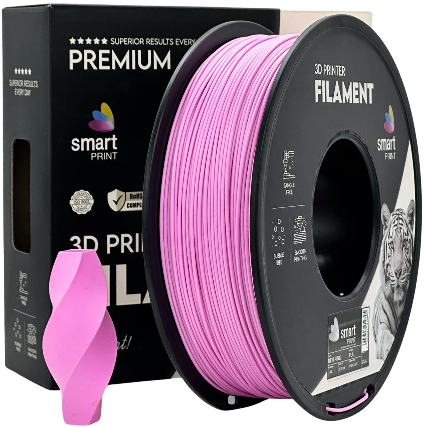 PLA Rosa, 1.75mm, +/- 0.03mm - Smart Print Filament