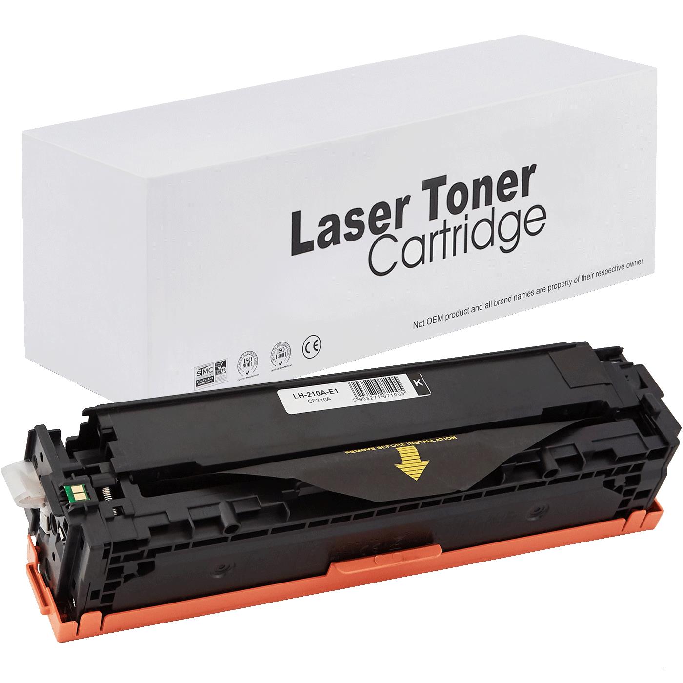 HP CF210A Toner für Color LaserJet Pro 200 M251n – Schwarz, 1600 Seiten, kompatibler Ersatz