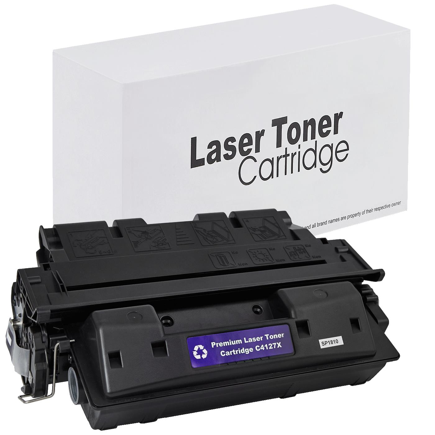HP C4127X Toner für LaserJet 4000 – Schwarz, 10000 Seiten, kompatibler Ersatz
