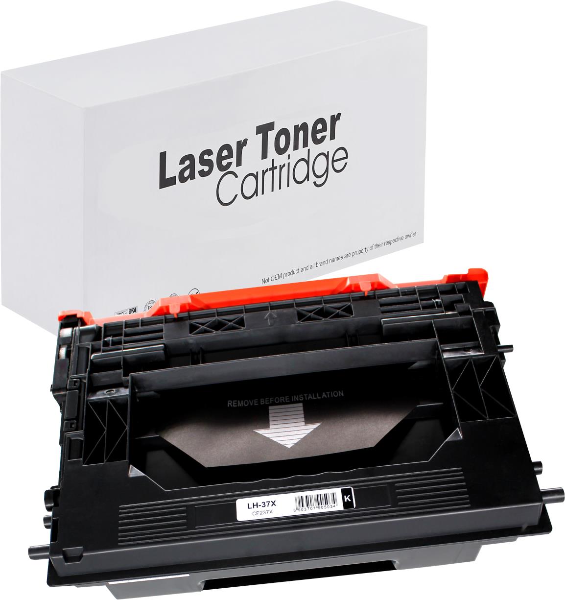 HP CF237X Toner für LaserJet Enterprise M607dn – Schwarz, 25000 Seiten, kompatibler Ersatz