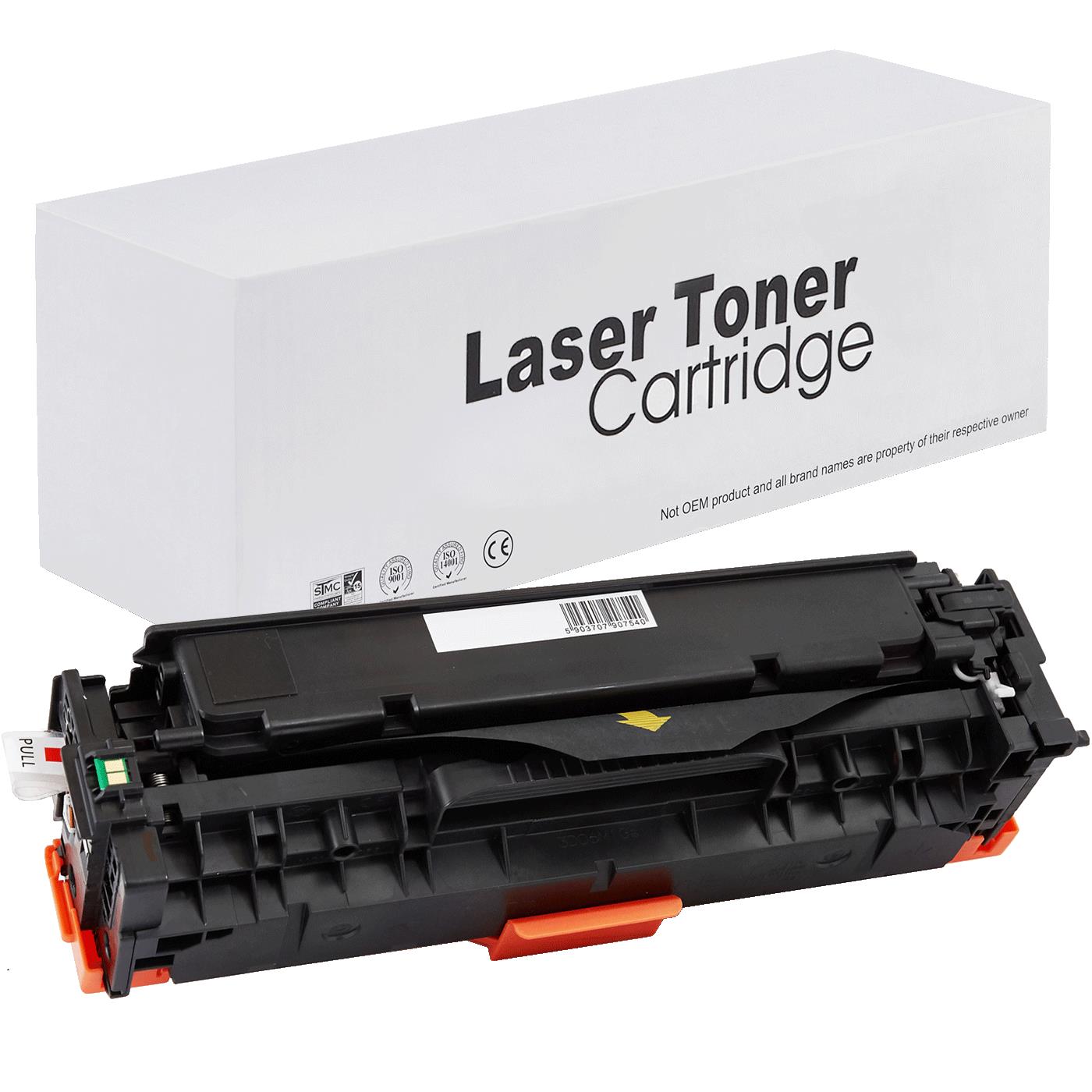 HP / Canon CE410X Toner für Color LaserJet Pro 300 Color M351a (Color LaserJet / i-SENSYS) – Schwarz, 4400 Seiten, kompatibler Ersatz