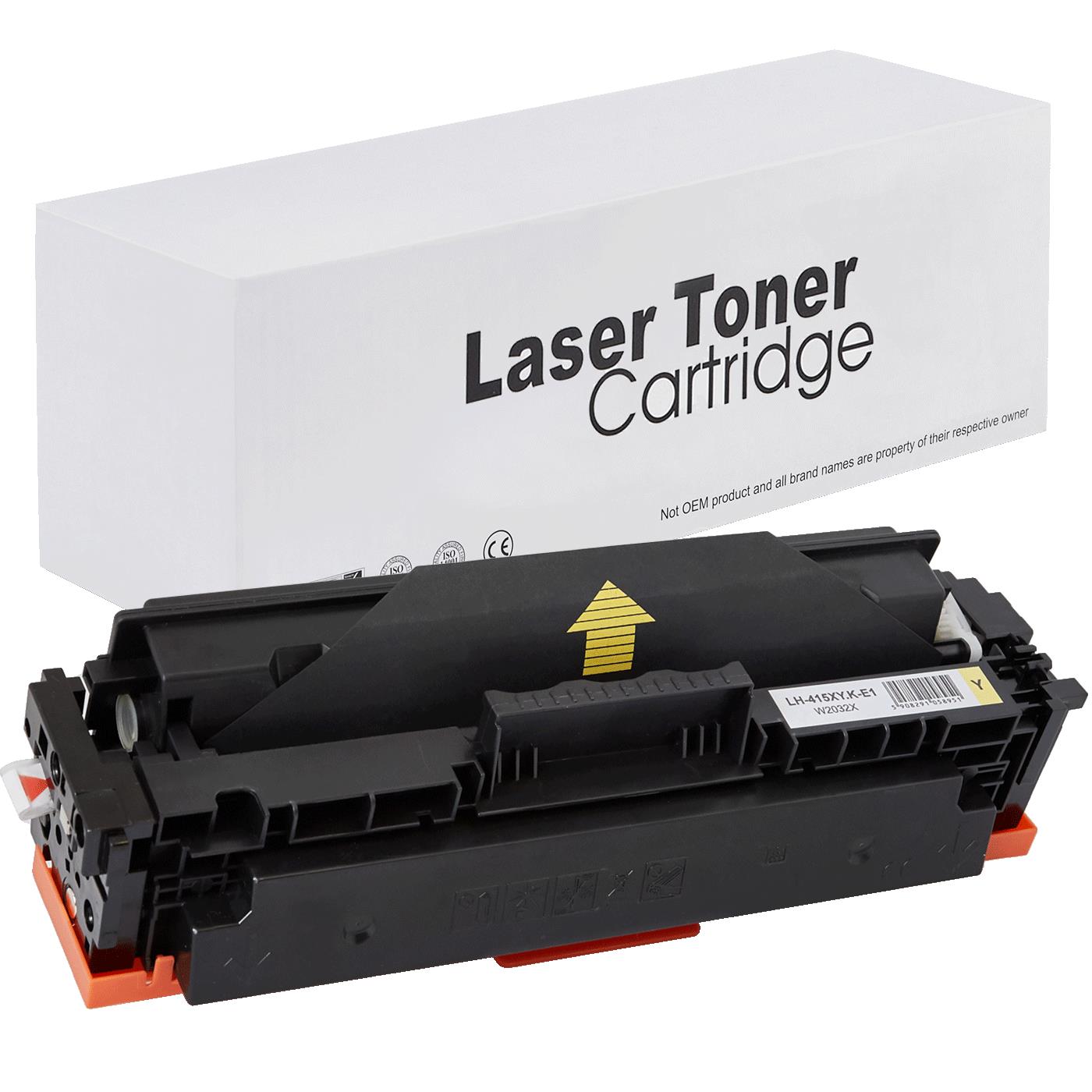 HP / Canon W2032X Toner für Color LaserJet Pro M454dn (Color LaserJet Pro / i-SENSYS) – Gelb, 6000 Seiten, kompatibler Ersatz