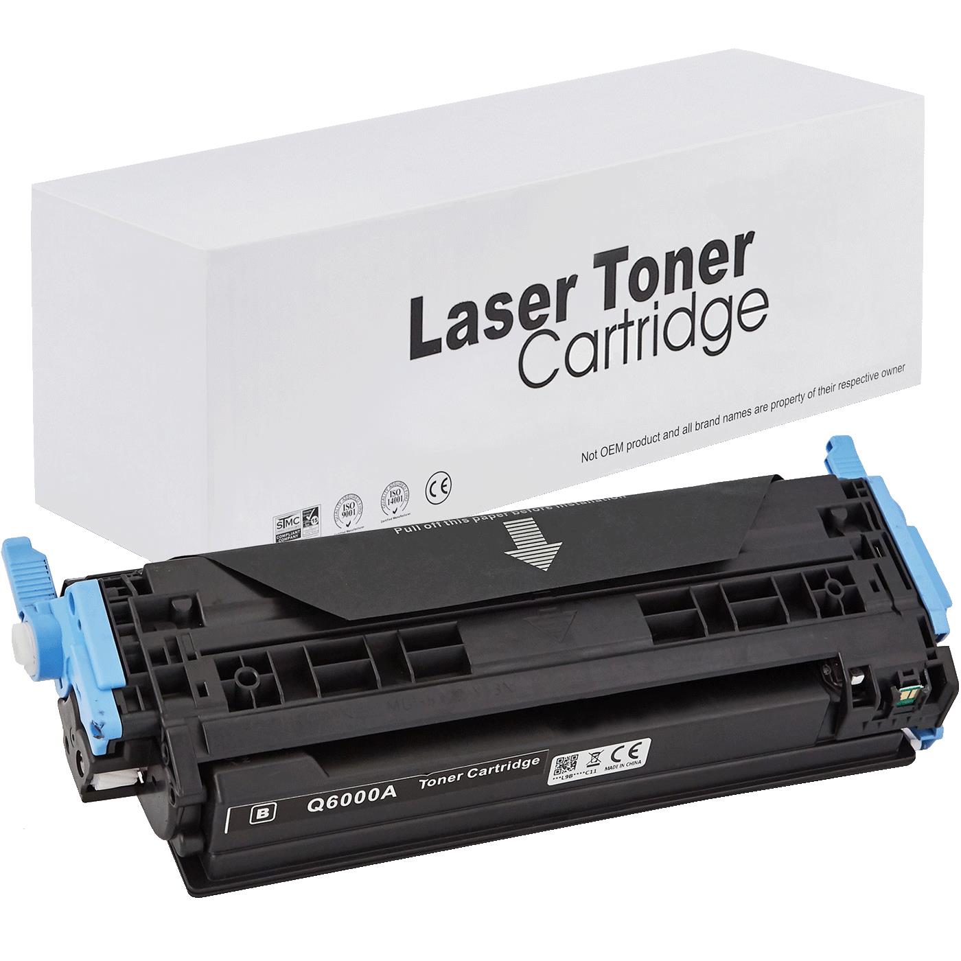 HP Q6000A Toner für Color LaserJet 1600 – Schwarz, 2500 Seiten, kompatibler Ersatz