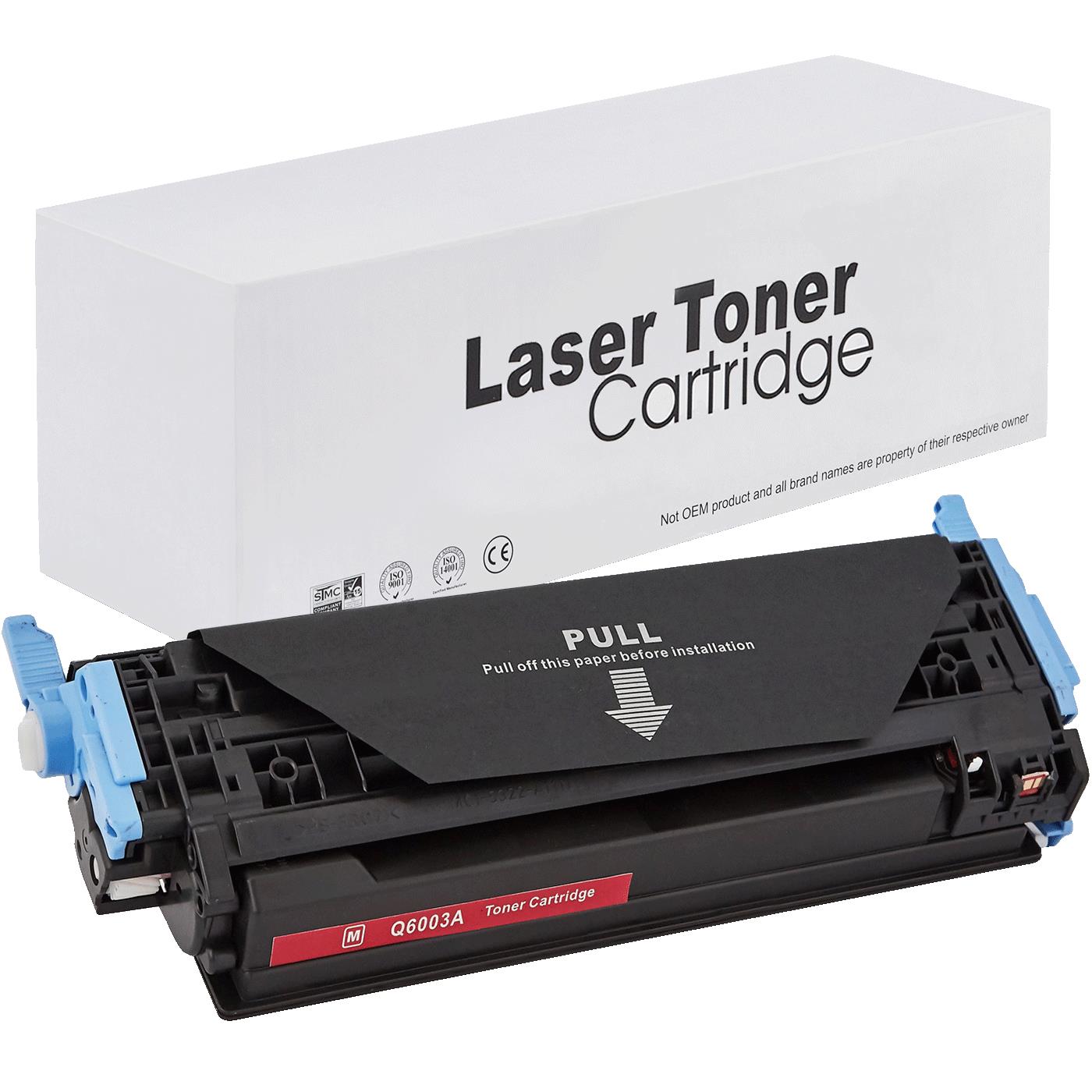 HP Q6003A Toner für Color LaserJet 1600 – Magenta, 2000 Seiten, kompatibler Ersatz