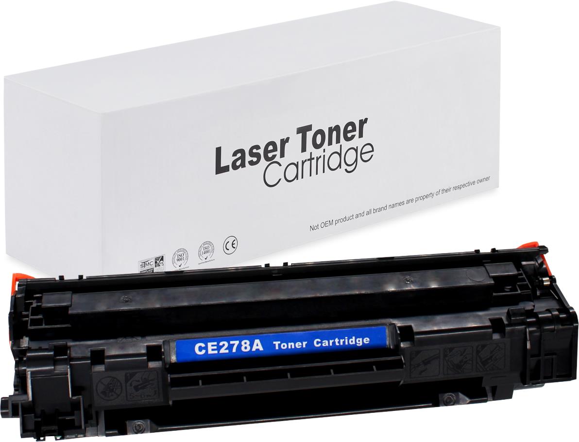 HP / Canon CE278A Toner für LaserJet P1566 (LaserJet / i-SENSYS) – Schwarz, 2100 Seiten, kompatibler Ersatz