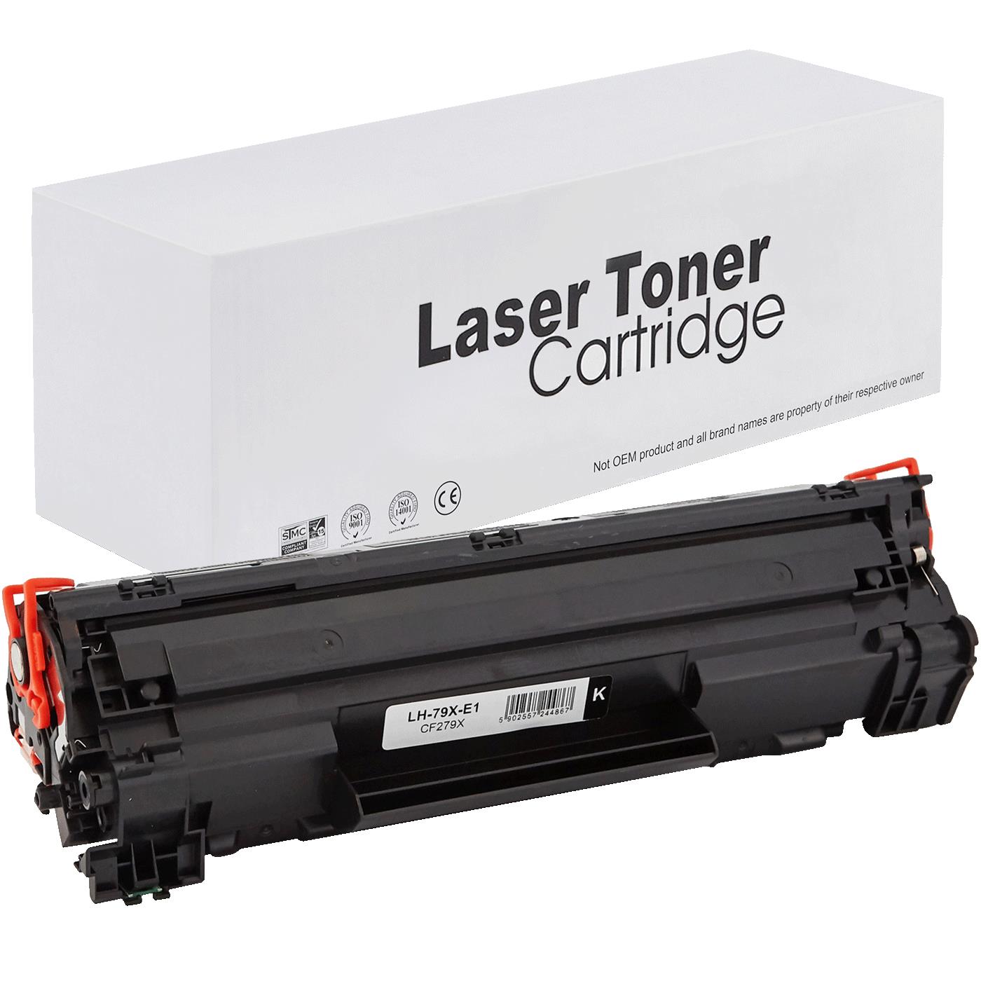 HP CF279X Toner für LaserJet Pro M12 – Schwarz, 2500 Seiten, kompatibler Ersatz