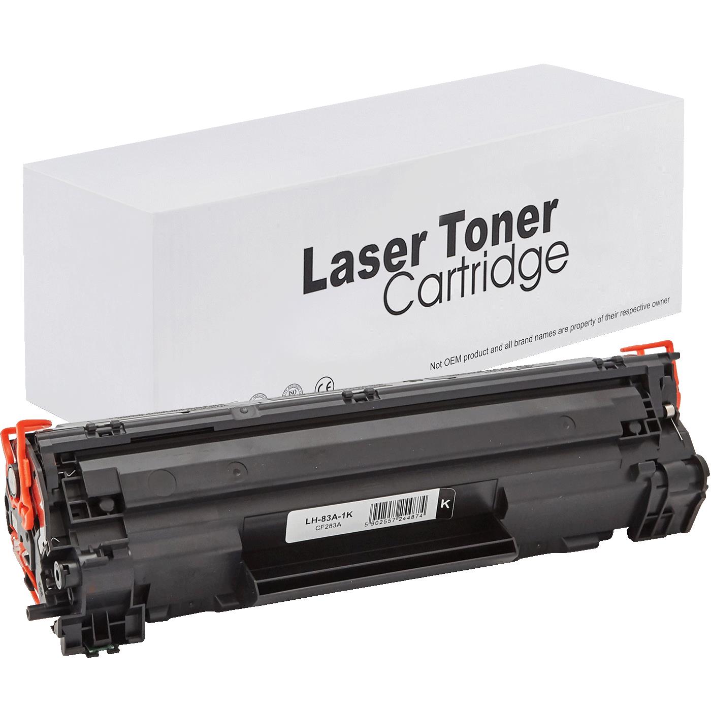 HP CF283A Toner für LaserJet Pro M125 – Schwarz, 1500 Seiten, kompatibler Ersatz