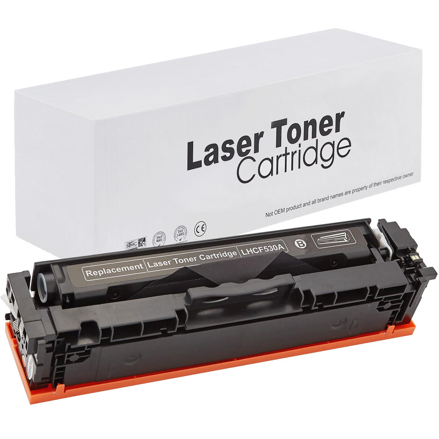 HP CF530A Toner für Color LaserJet Pro M154 – Schwarz, 1100 Seiten, kompatibler Ersatz
