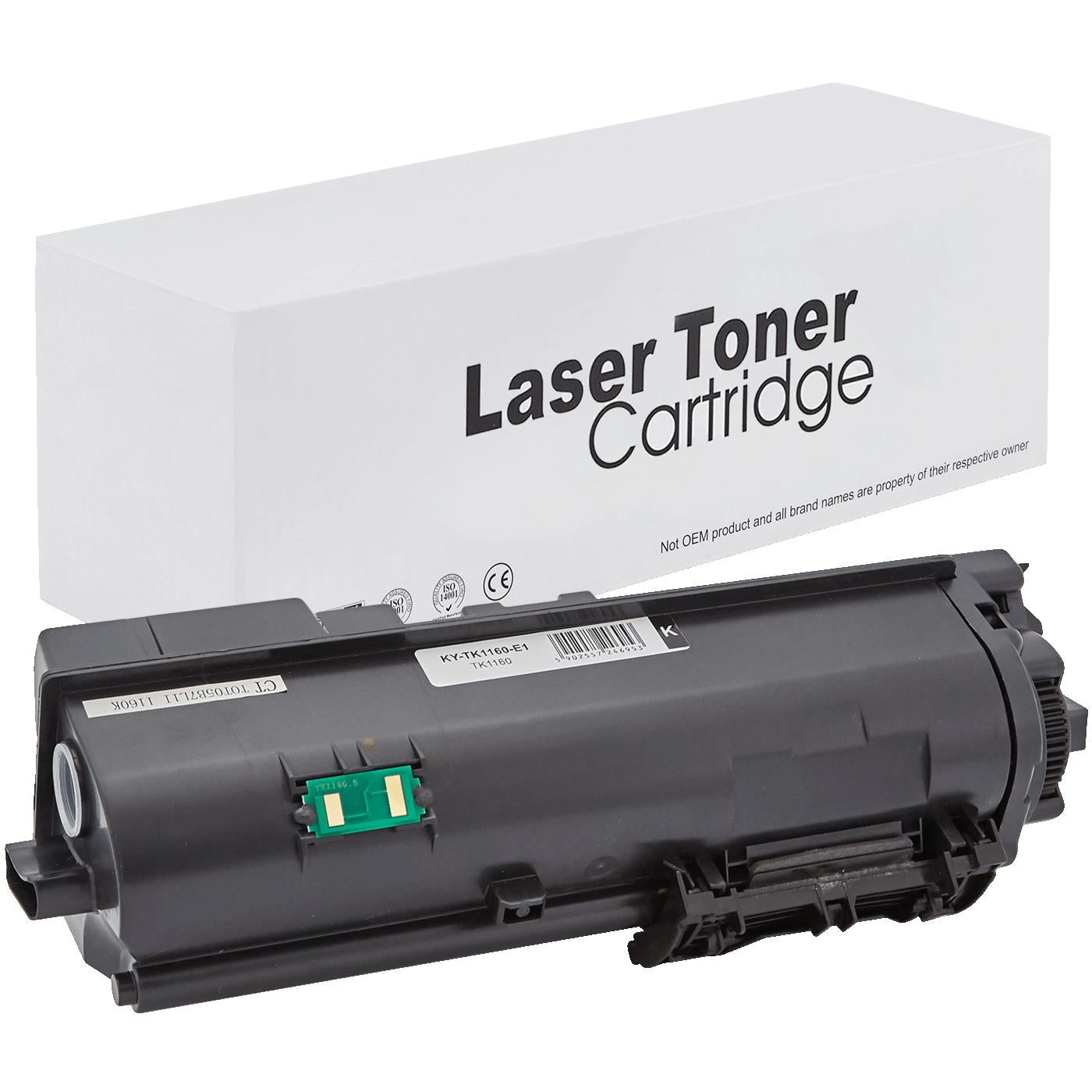 Kyocera TK1160 Toner für ECOSYS P2040DN – Schwarz, 7200 Seiten, kompatibler Ersatz