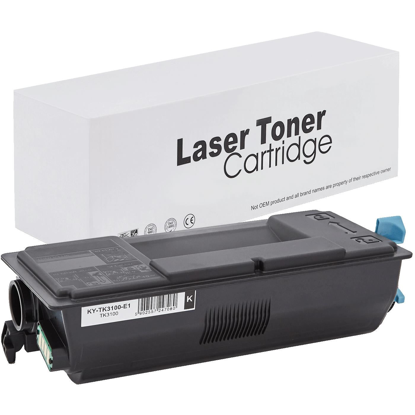 Kyocera TK3100 Toner für FS 2100D – Schwarz, 12500 Seiten, kompatibler Ersatz