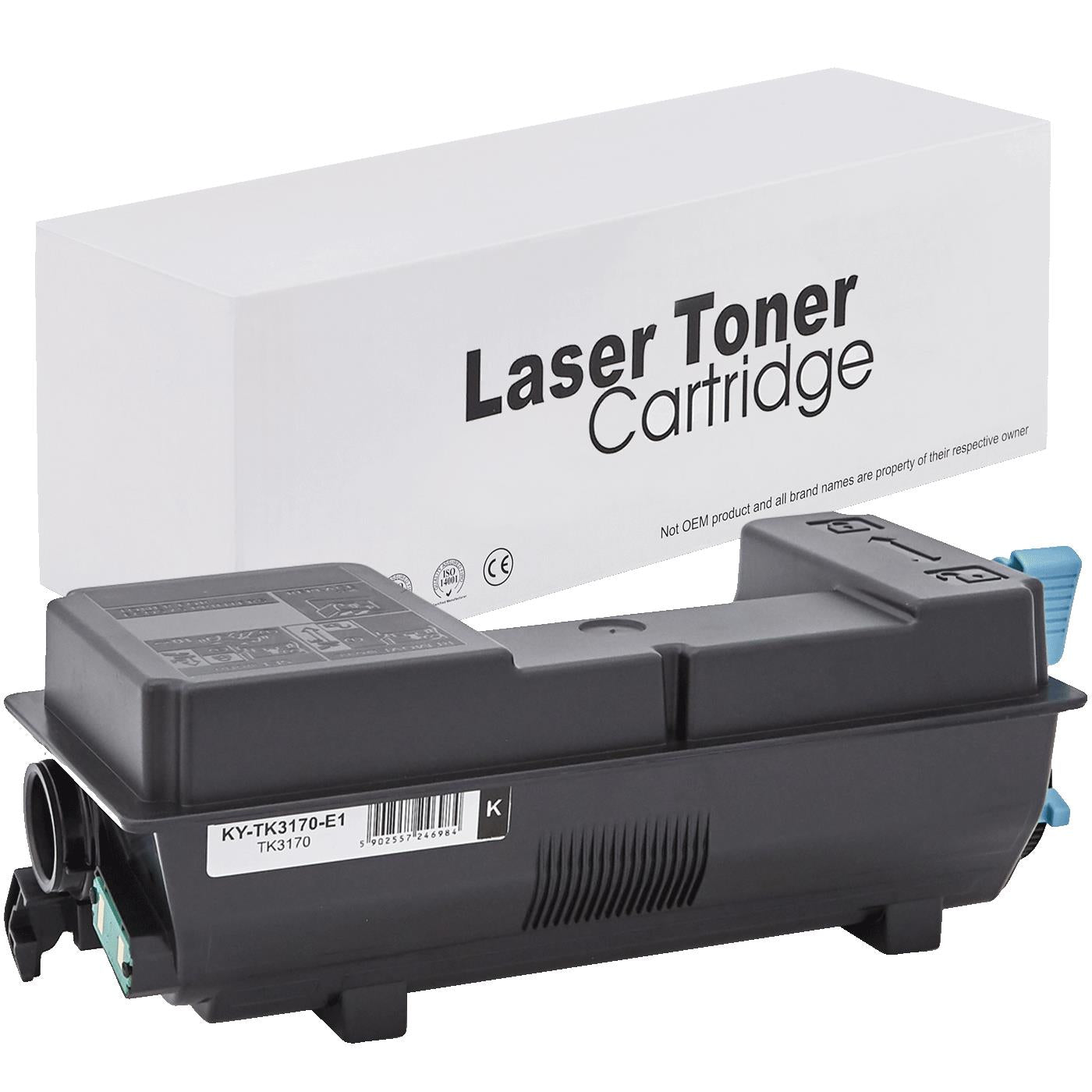 Kyocera TK3170 Toner für ECOSYS P3050DN – Schwarz, 15500 Seiten, kompatibler Ersatz