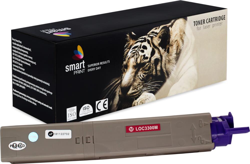 OKI 43459330 Toner für C 3300 (C / MC) – Magenta, 2500 Seiten, kompatibler Ersatz