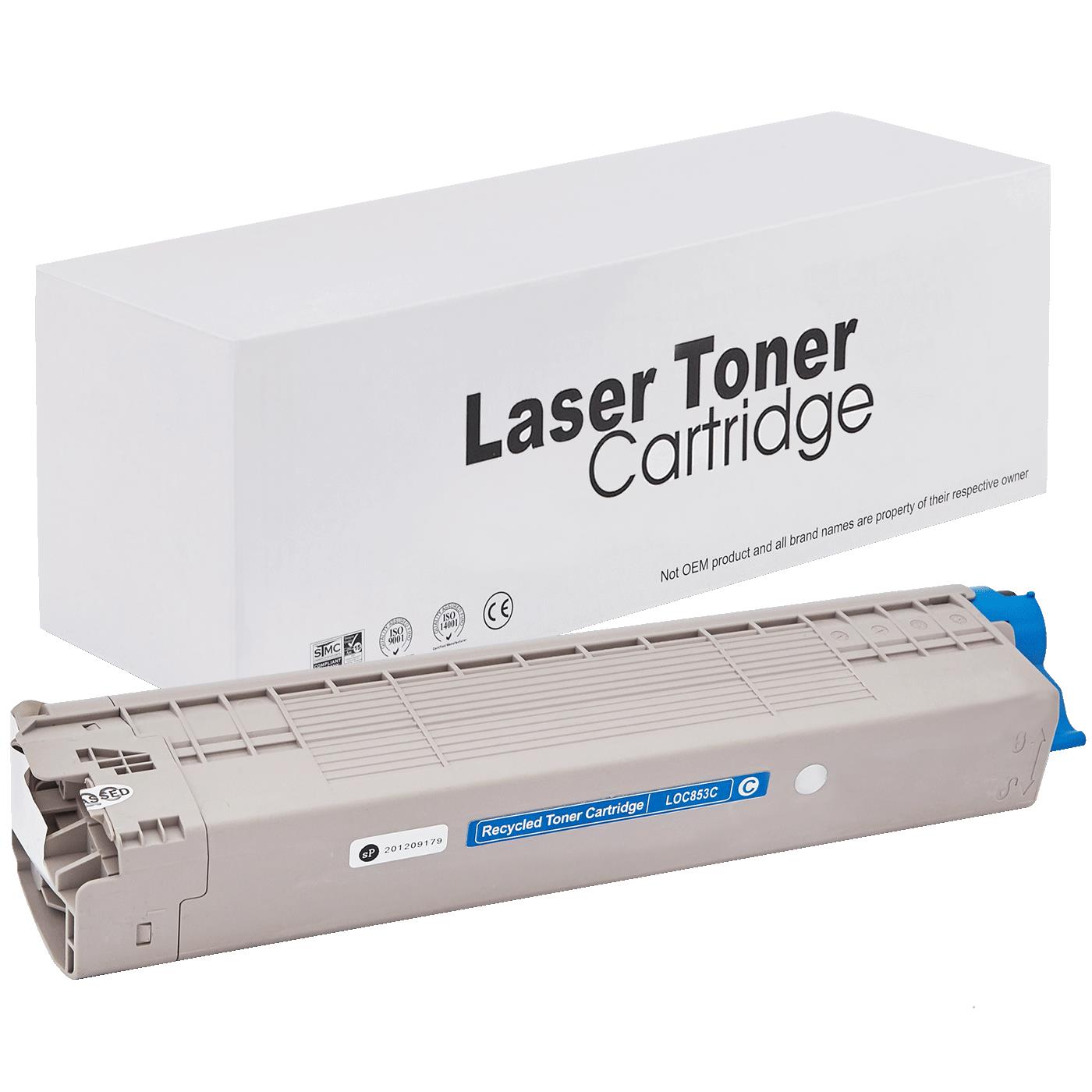 OKI 45862839 Toner für MC853 (C / MC) – Cyan, 7300 Seiten, kompatibler Ersatz