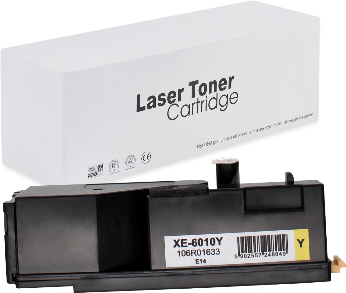 Xerox 106R01633 Toner für Phaser 6000 – Gelb, 1000 Seiten, kompatibler Ersatz