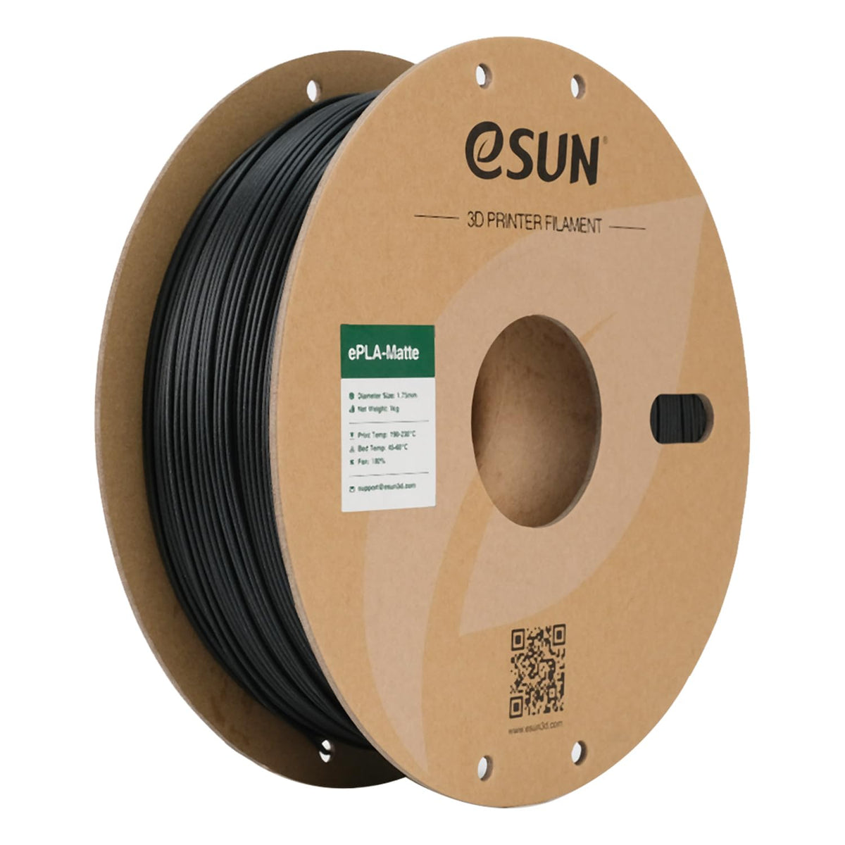 eSUN ePLA-Matte Schwarz – Filament, 1 kg