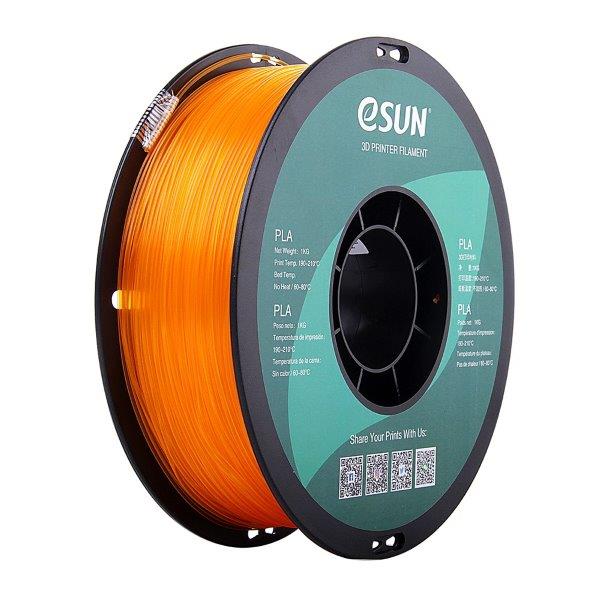 eSUN PLA+ Transparent Orange – Filament, 1 kg