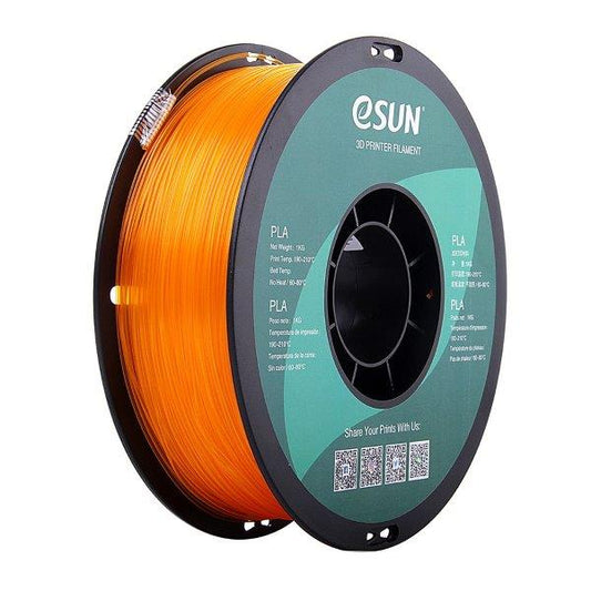 eSUN PLA+ Transparent Orange – Filament, 1 kg