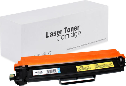 Brother TN243C Toner für DCP-L3510CDW (HL / DCP / MFC) – Cyan, 1000 Seiten, kompatibler Ersatz