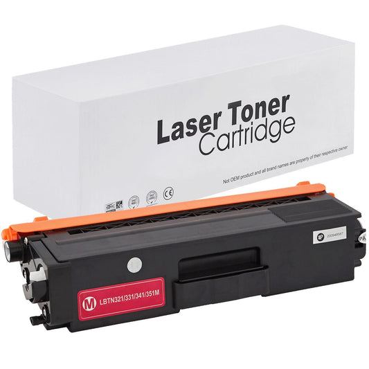 Brother TN321M Toner für DCP-L8400CDN (HL / DCP / MFC) – Magenta, 1500 Seiten, kompatibler Ersatz