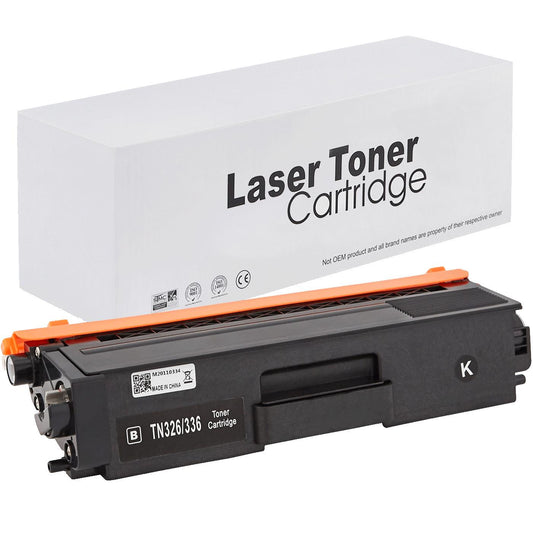 Brother TN326BK Toner für DCP-L8400CDN (DCP / HL / MFC) – Schwarz, 4000 Seiten, kompatibler Ersatz