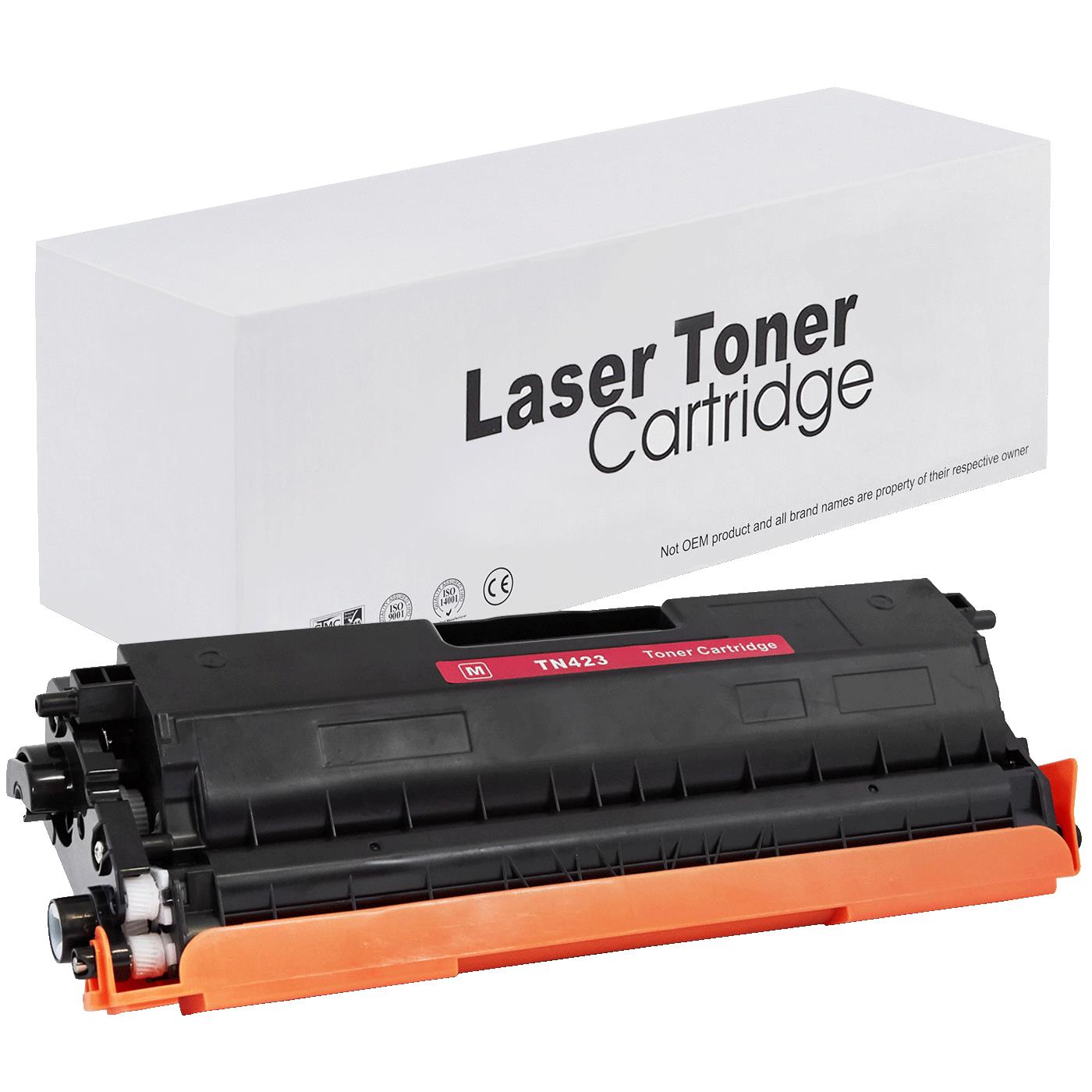 Brother TN423M Toner für DCP-L8410CDW (HL / DCP / MFC) – Magenta, 4000 Seiten, kompatibler Ersatz