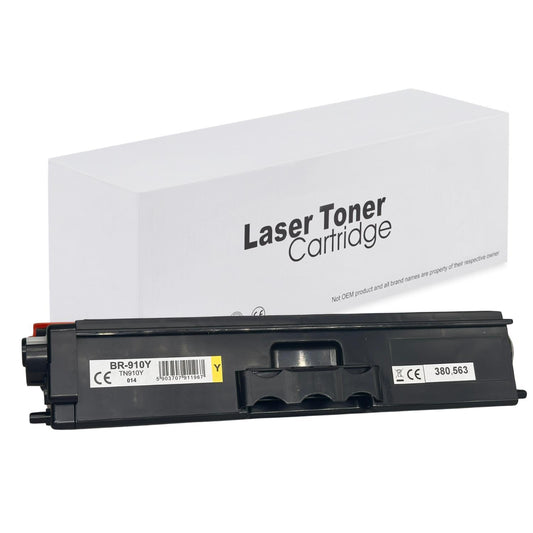 Brother TN910Y Toner für MFC-L9570CDW – Gelb, 9000 Seiten, kompatibler Ersatz