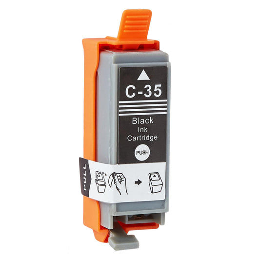 Canon PGI35 Tintenpatrone für Pixma IP 100 – Schwarz, 9.5 ml, kompatibel