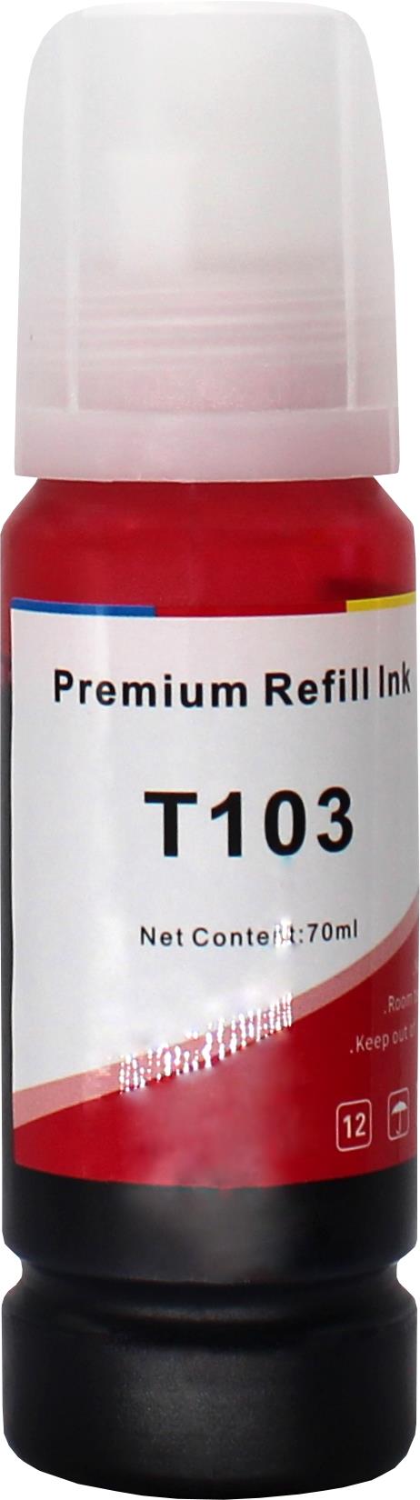 Epson C13T00S34A Tintenpatrone für EcoTank L1110 – Magenta, 70 ml, kompatibel