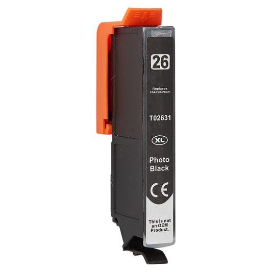 Epson T2631 Tintenpatrone für Expression Premium XP-510 – Schwarz, 13 ml, kompatibel