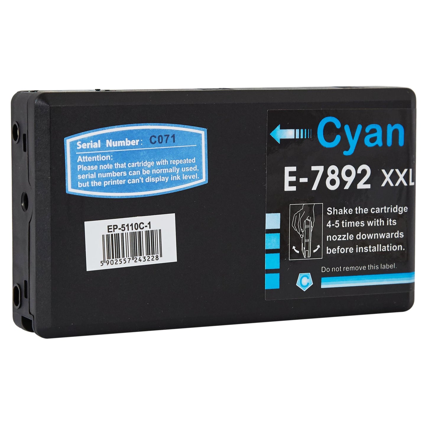 Epson C13T789240 Tintenpatrone für WorkForce Pro WF-4630DWF – Cyan, 36 ml, kompatibel