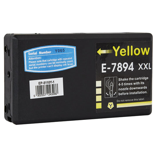 Epson C13T789440 Tintenpatrone für WorkForce Pro WF-4630DWF – Gelb, 36 ml, kompatibel