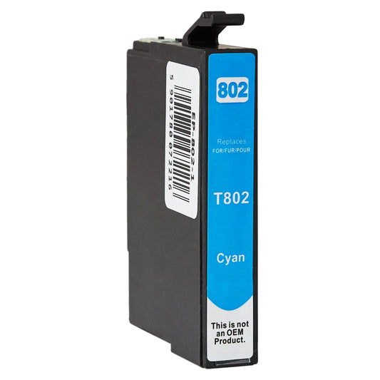 Epson T0802 Tintenpatrone für Stylus Photo 1400 – Cyan, 14 ml, kompatibel