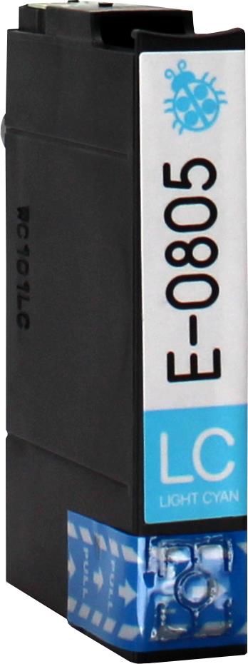 Epson C13T08054010 Tintenpatrone für Stylus Photo 1400 – Hellcyan, 14 ml, kompatibel