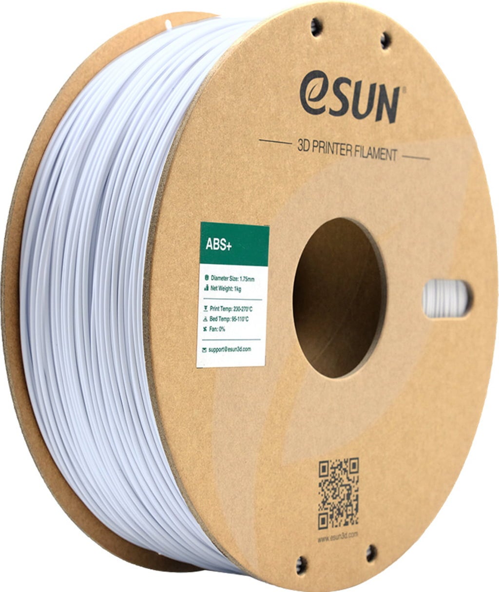 eSUN ABS+ Kaltweiß – Filament, 1 kg