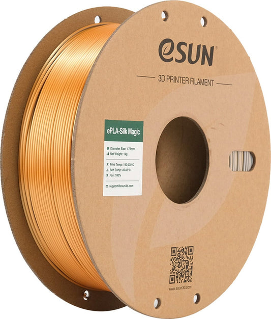 eSUN ePLA-Silk Magic Gold-Silber – Filament, 1 kg