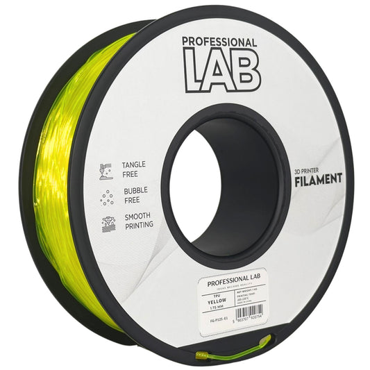 TPU Gelb, 1.75mm, +/- 0.03mm - Prof. Lab Filament